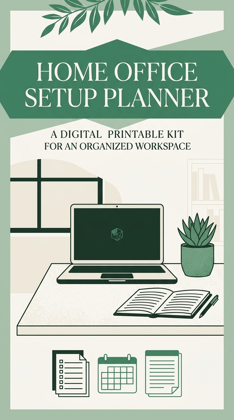 The Ultimate Home Office Setup and Productivity Planner