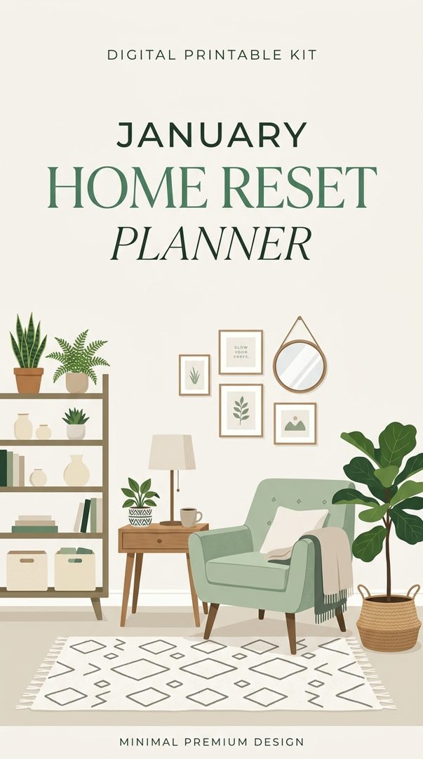 The January Home Reset: 31-Day Declutter and Renewal System