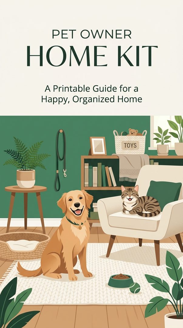 The Ultimate Pet Owner Home Care and Life Planner